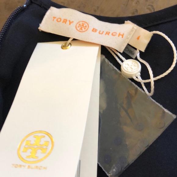 NWT Tory Burch Runway Sequin Pattern Mini Dress - Picture 15 of 15